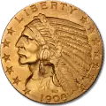 5 Dollar Half Eagle "Indian Head" | Gold | 1908-1929
