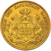 5 Mark Freie und Hansestadt Hamburg | Gold | 1877-1878