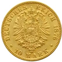 5 Mark Gro&szlig;herzog Friedrich I. Baden | Gold | 1877-1878