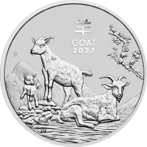 5 oz Lunar III Goat Silver Coin | 2027
