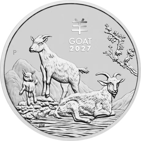 5 oz Lunar III Goat Silver Coin | 2027
