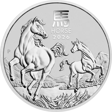 5 oz Lunar III Horse Silver Coin | 2026