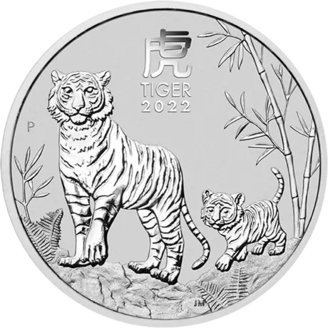 5 oz Lunar III Tiger Silver Coin | 2022