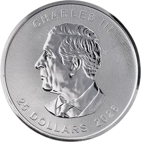 5 oz Liść Klonowy Srebrna Moneta | 2026