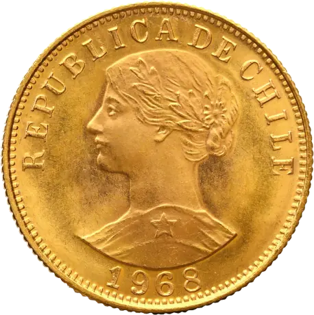 50 Chilean Pesos Liberty | Gold | 1926-1980