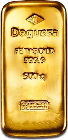 500g Gold Bar | Degussa