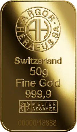 50g Gold Bar | Argor-Heraeus | Year Of The Goat | 2027