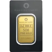 50g Lingot d'Or | Loxodonta Africana | Rand Refinery