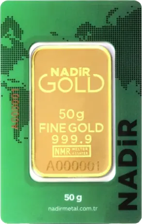 50g Gold Bar | Nadir Gold | Minted