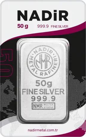 50g Silberbarren | Nadir | LBMA