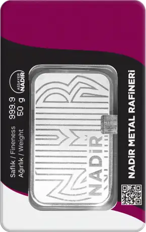 50g Silberbarren | Nadir | LBMA