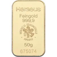 Lingotes de Oro de 50g