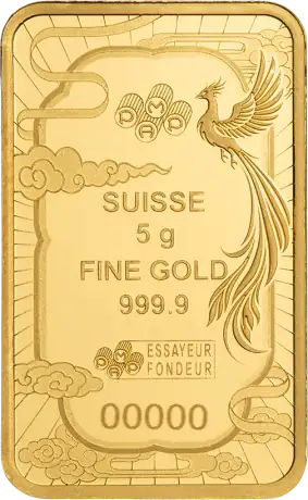 5g Good Luck Ph&ouml;nix Goldbarren | PAMP