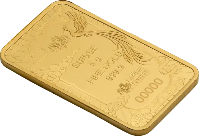 5g Good Luck Ph&ouml;nix Goldbarren | PAMP