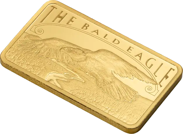 5g Złota Sztabka | PAMP | America the Free: Bald Eagle