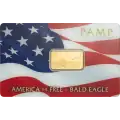5g Złota Sztabka | PAMP | America the Free: Bald Eagle