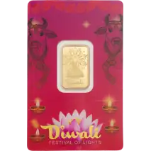 5g Lingot d'or | PAMP | Diwali Lakshmi & Sacred Cow