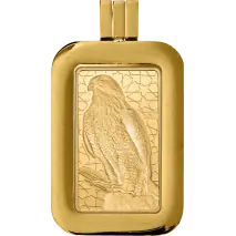 5g Gold Bar | PAMP Fortuna | Arabian Falcon with Frame