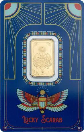 5g Gold Bar | PAMP | Lucky Scarab