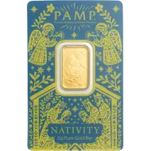 5 g Goldbarren | PAMP | Geburt Christi