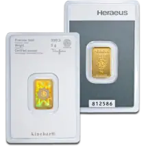 5g Gold Bar | Kinebar&reg; | Heraeus