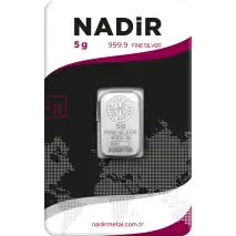 5g Silver Bar | Nadir | LBMA