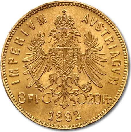 8 Florin 20 Francs | Gold | New Edition