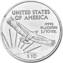 1/10 oz American Eagle | Platinum | mixed years