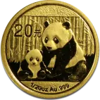 1/20 oz China Panda | Gold | mixed years