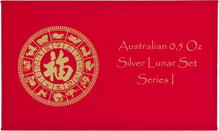 Coin Box Lunar Series I Silver 9 x 0.5 oz