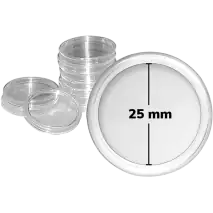 Capsules De Protection Pour Pièces De Monnaie 31 Mm - Transparentes, Anti-rayures LINDNER