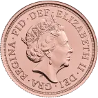 Double Sovereign Elizabeth II Gold Coin (2020)