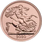 Double Sovereign Elizabeth II Gold Coin (2020)