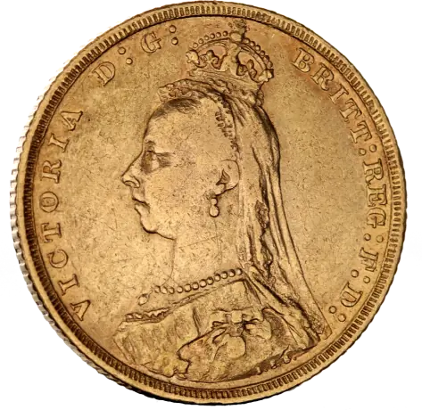 Soberano Victoria Jubileo | Oro | 1887-1893