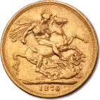 Queen Victoria Young Head Gold Sovereign | 1838-1887