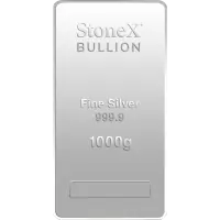 Silver bars and bullion